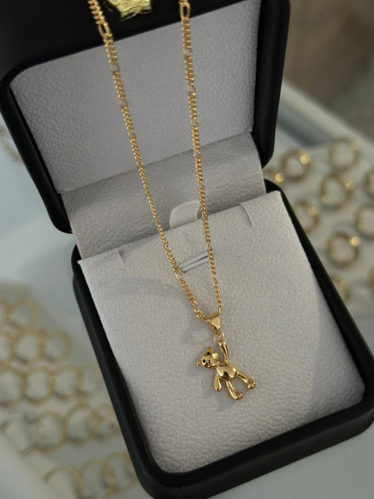 Cadena 5x1 50cm exclusive + dije oso 16mm