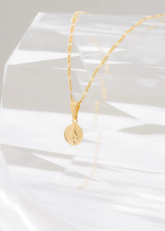 Cadena 3x1 1.6 mm 45cm + Dije Milagrosa Red