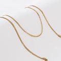 Cadena Serpiente Plana Finita 45cm