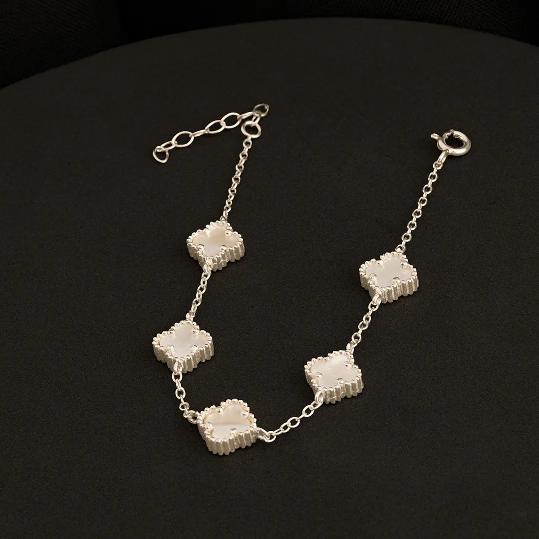 Pulsera Clover Nacar 5H 10 mm 17 Cms + Ext