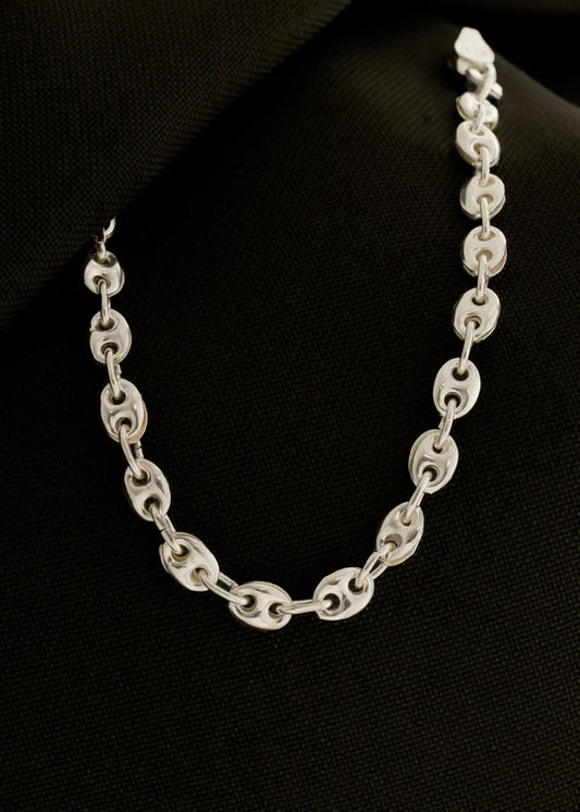 Pulsera Gcc 4 mm 16 Cms Plata Ley 925