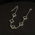 Esclava Clover 5H Malaquita 10 mm 17 Cms + Ext