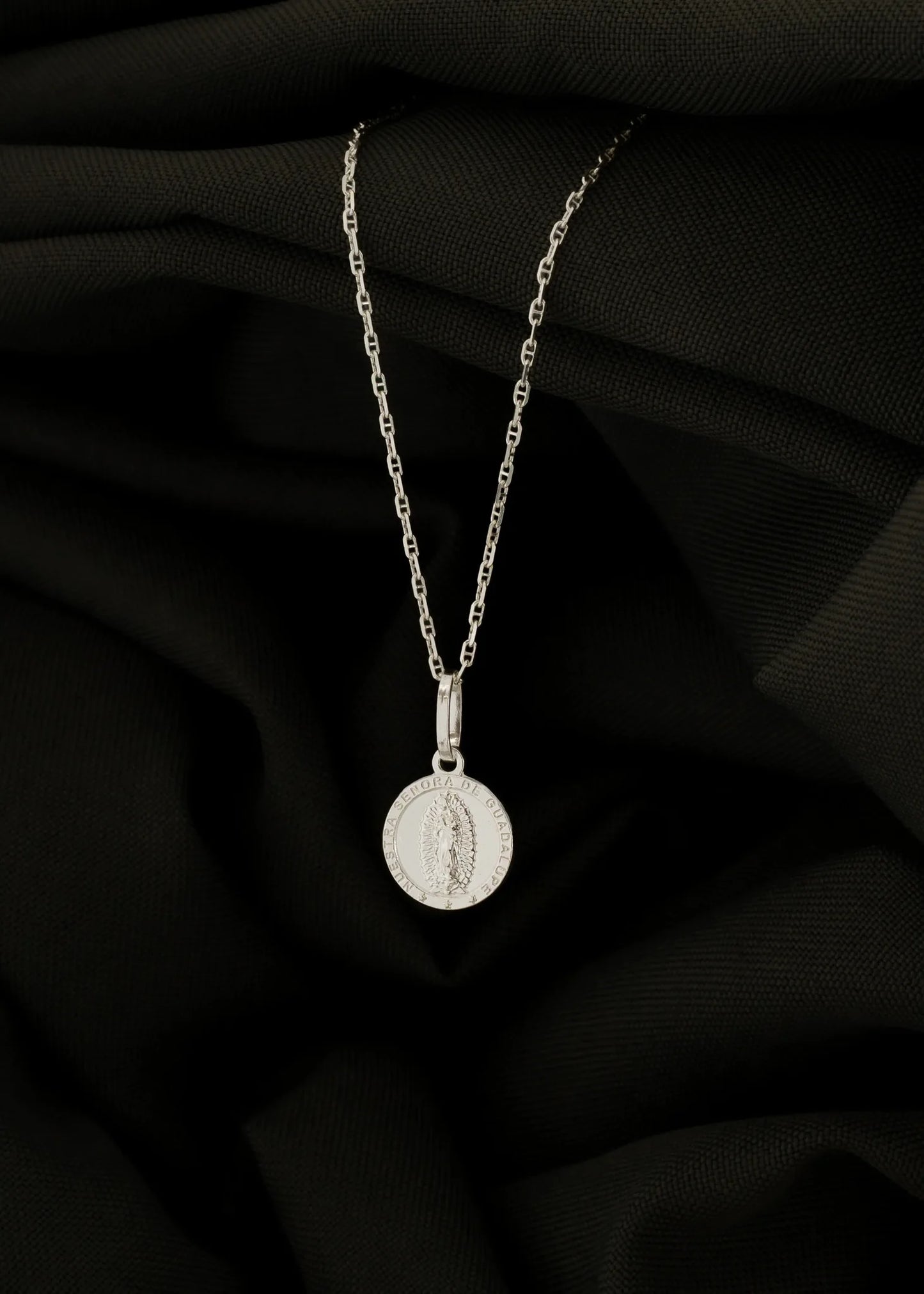 Dije Virgen De Guadalupe 1.2 cms Plata Ley 925