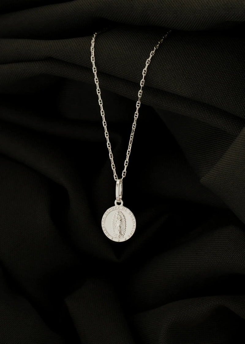 Dije Virgen De Guadalupe 1.2 cms Plata Ley 925