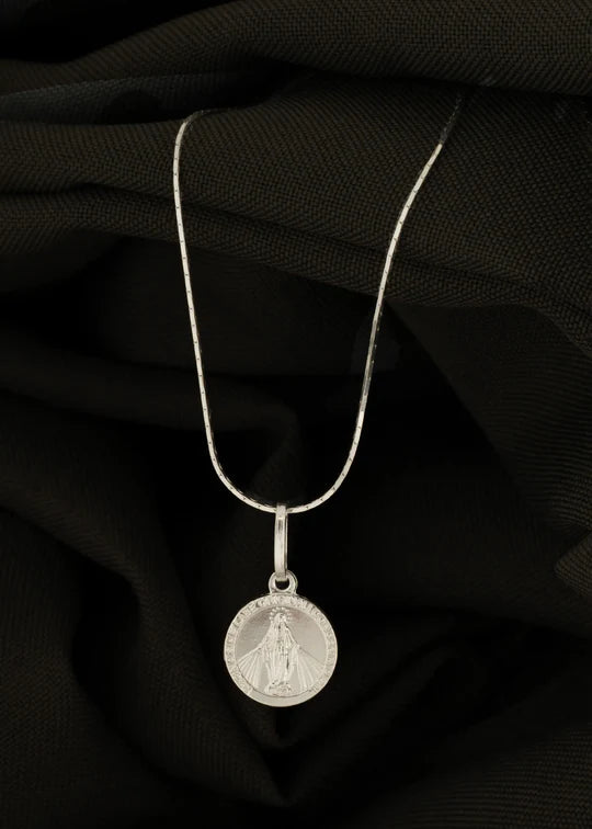 Dije Milagrosa 1.2 cms Plata Ley 925