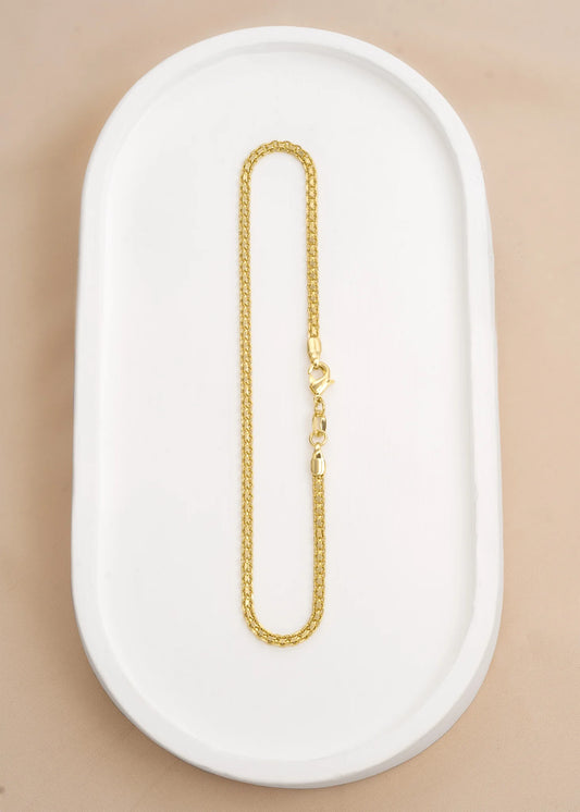 Tobillera Tejido Chino 3mm 24.5 cms