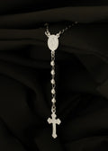 Rosario Milagrosa 55 Cms Plata Ley 925(unisex)