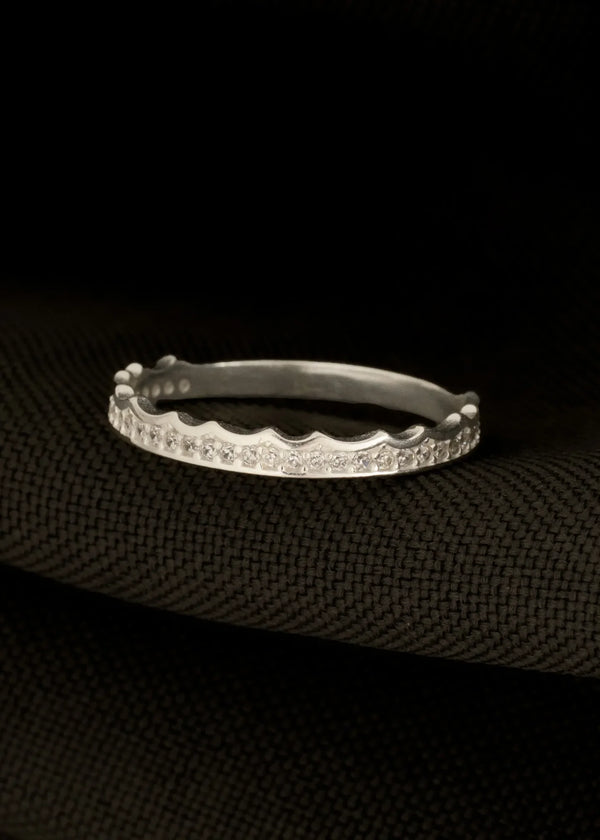 Anillo Princess Plata Ley 925