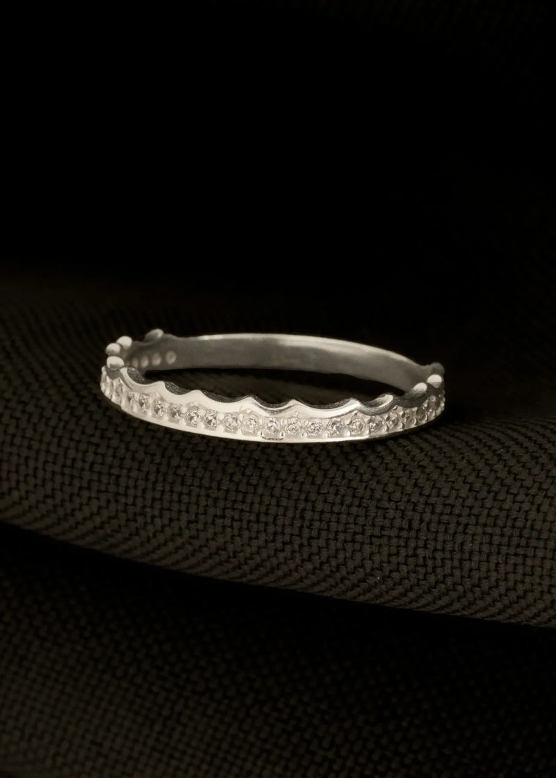 Anillo Princess Plata Ley 925