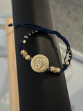 Pulsera Herraje Corona Grande Circón