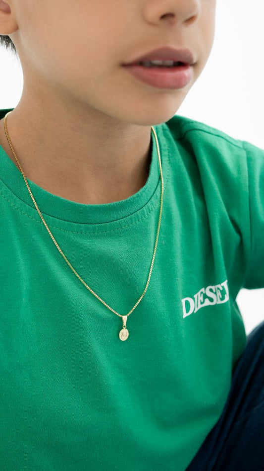 Cadena Veneciana 1mm (45cms) + Dije Rostro Mini