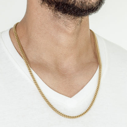 Cadena Franco 4mm Alta Gama 65cms