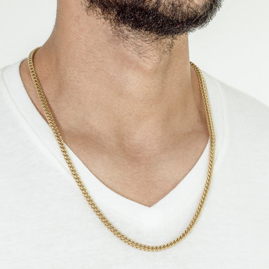 Cadena Franco 4mm Alta Gama 65cms