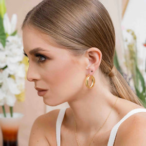 Argollas Gold Dust 3cms