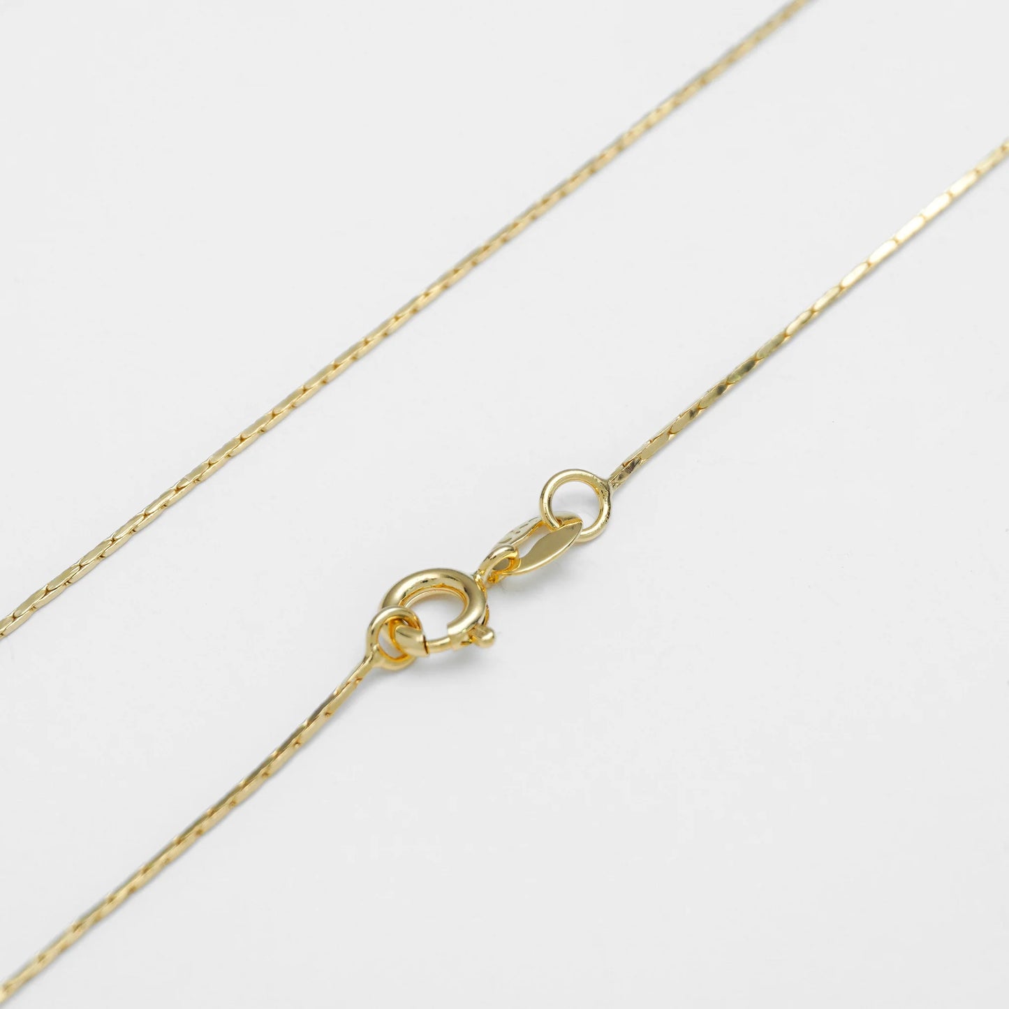 Cadena Cordón Cuadrado 1mm 65cms