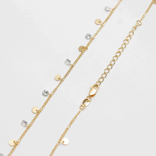 Cadena Cubana Circonias 45cm