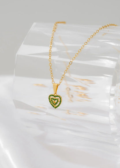 Cadena Aros 1.8 mm 45 Cms + Dije Eternal Love