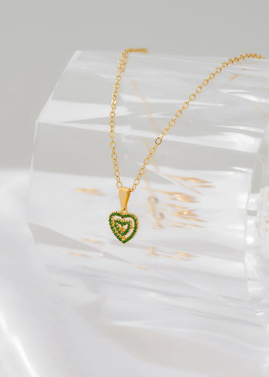 Cadena Aros 1.8 mm 45 Cms + Dije Eternal Love